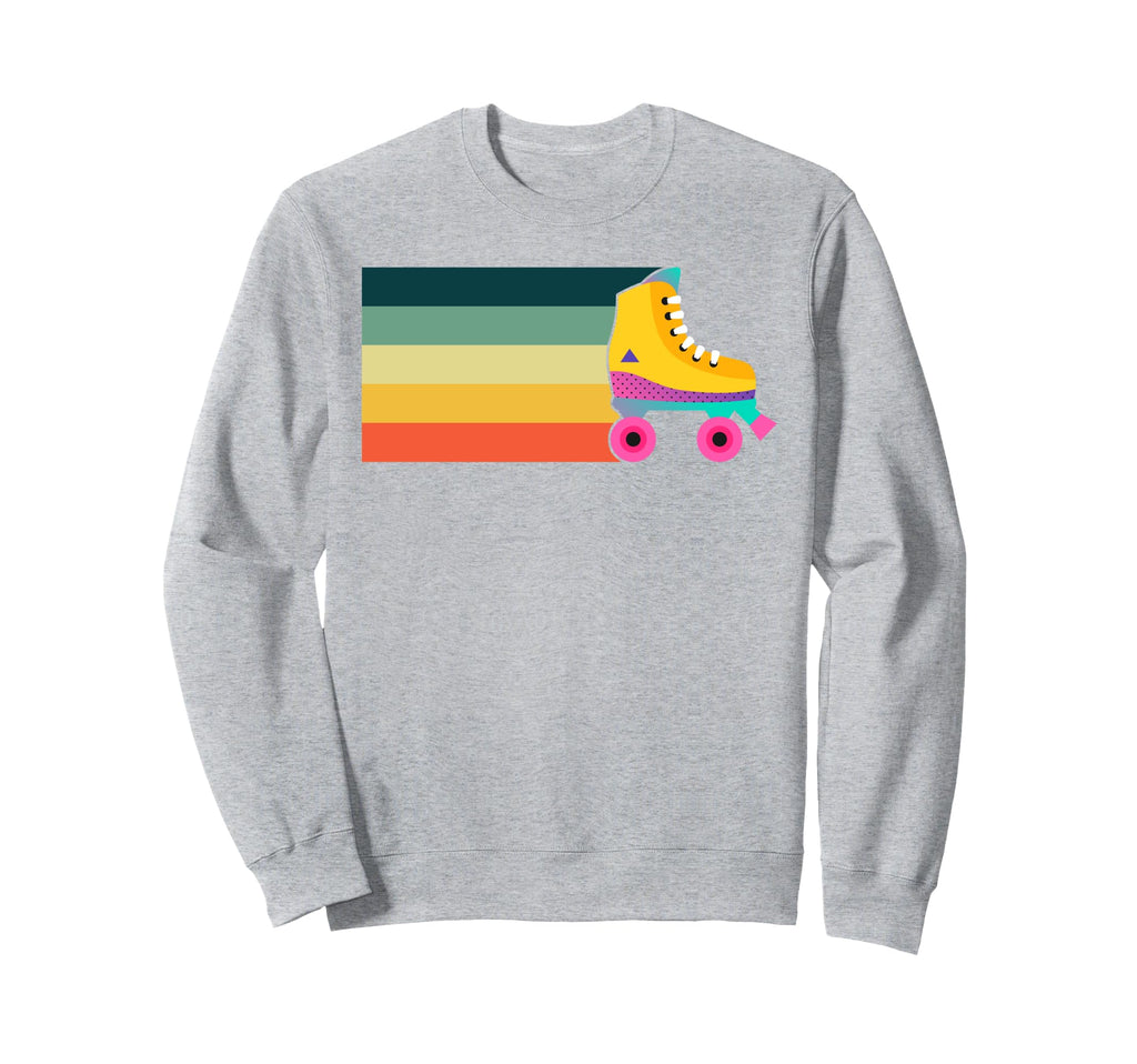 Roller Skates Skater Skating Sweatshirt - Minimalist Print Men Women - T-Shirt, Sweatshirt, Hoodie