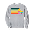 Roller Skates Skater Skating Sweatshirt - Minimalist Print Men Women - T-Shirt, Sweatshirt, Hoodie