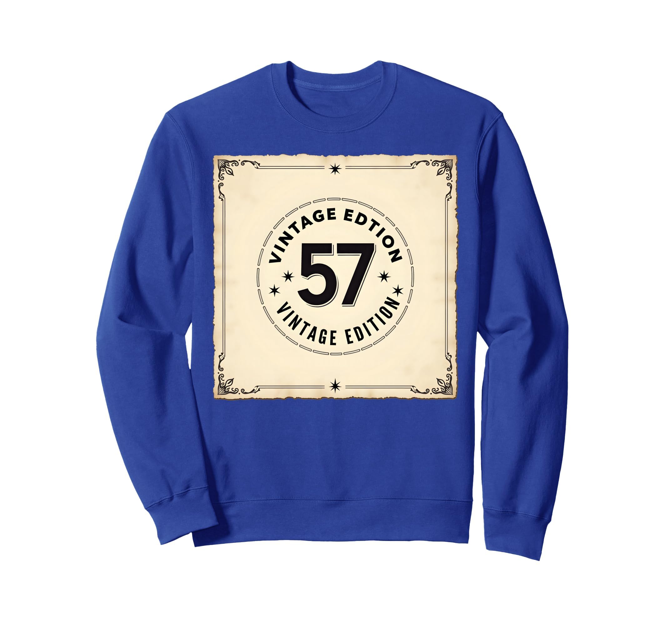 57 Birthday Gift Nostalgia Present Sweatshirt - Minimalist Print for Adults - T-Shirt, Sweatshirt, Hoodie