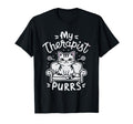 Cat Therapist Cat Owner Mental Health T-Shirt - Unique Graphic Unisex - T-Shirt, Sweatshirt, Hoodie