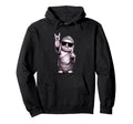 Buddha Peace Sign Rock Hoodie - Minimalist Print Unisex - T-Shirt, Sweatshirt, Hoodie