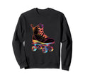 Roller Skates Roller Skating Sweatshirt - Fun Novelty Design for Adults - T-Shirt, Sweatshirt, Hoodie