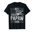 Best Papaw Ever Motorcycle American Flag T-Shirt - Custom Art Print Unisex - T-Shirt, Sweatshirt, Hoodie