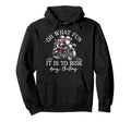 Santa Mrs Claus Motorcycle Ride Hoodie - Aesthetic Graphic Men Women - T-Shirt, Sweatshirt, Hoodie