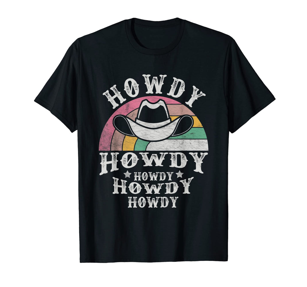 Howdy Rodeo Western Country Music T-Shirt - Trendy Graphic Men Women - T-Shirt, Sweatshirt, Hoodie