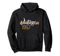 1957 65Th Birthday Gift Sunset Themed Hoodie - Minimalist Print for Adults - T-Shirt, Sweatshirt, Hoodie