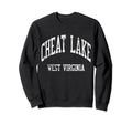 Cheat Lake West Virginia 70S College Sweatshirt - Custom Art Print Unisex - T-Shirt, Sweatshirt, Hoodie