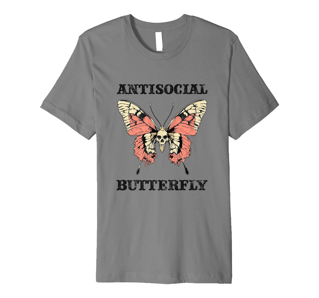 Antisocial Butterfly T-Shirt - Trendy Graphic for Adults - T-Shirt, Sweatshirt, Hoodie