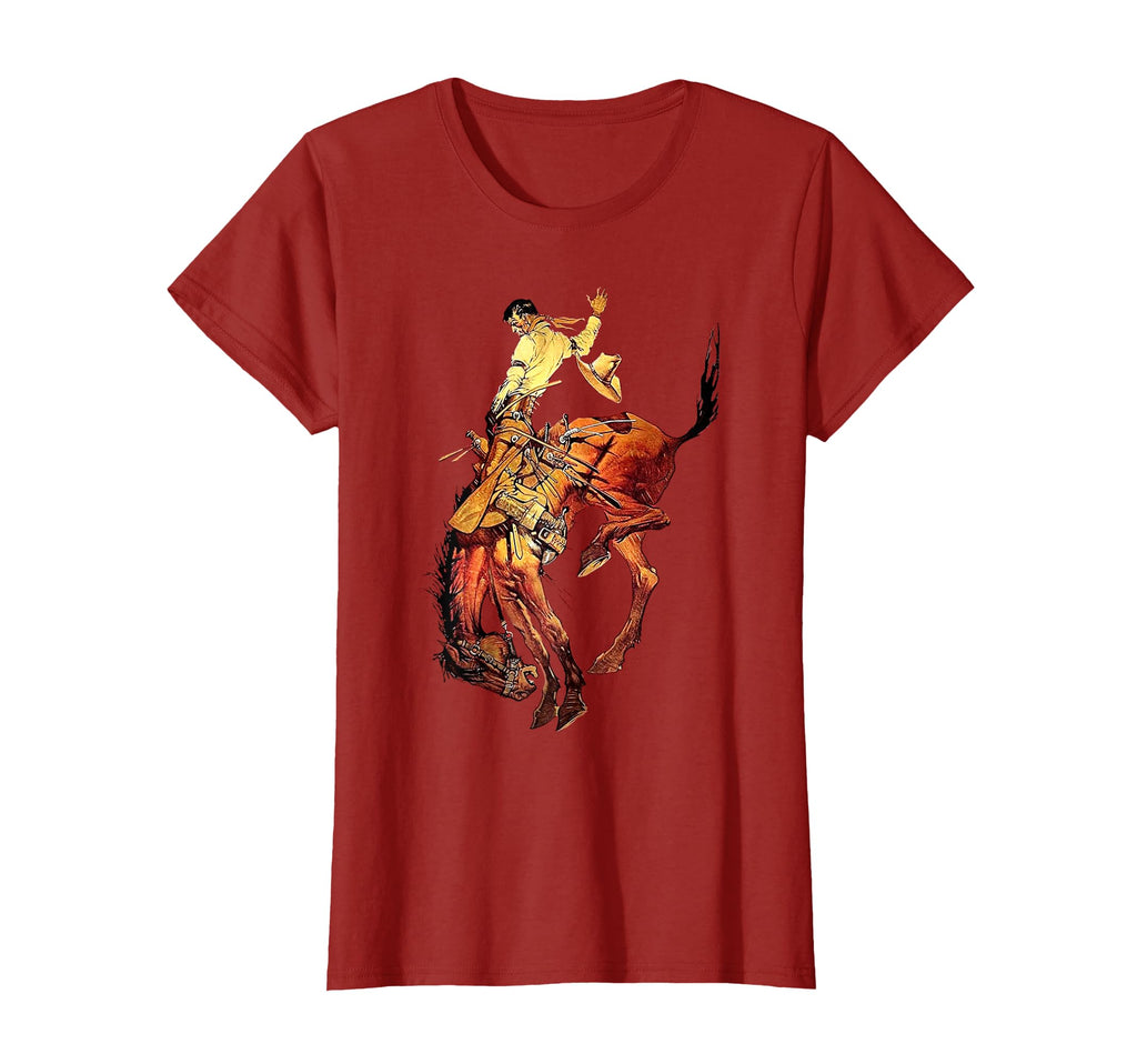 Eagerlys Cowboy Riding Horse Art T-Shirt - Graphic Print for Adults - T-Shirt, Sweatshirt, Hoodie