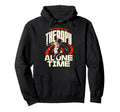 Gym Is My Therapy And Alone Time Self Hoodie - Custom Art Print for Adults - T-Shirt, Sweatshirt, Hoodie