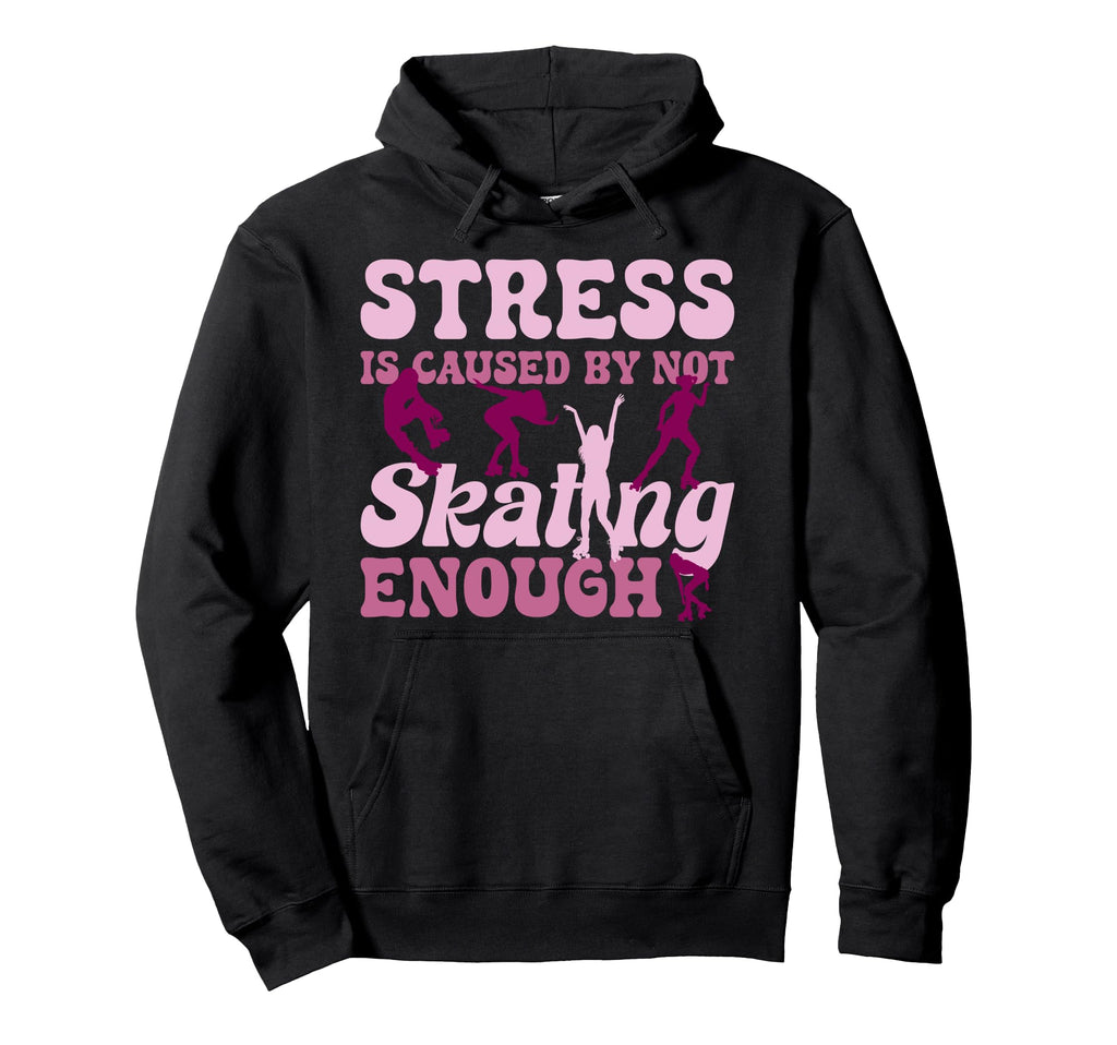 Roller Skating Skate 1970S Stress Hoodie - Casual Everyday Wear for Adults - T-Shirt, Sweatshirt, Hoodie