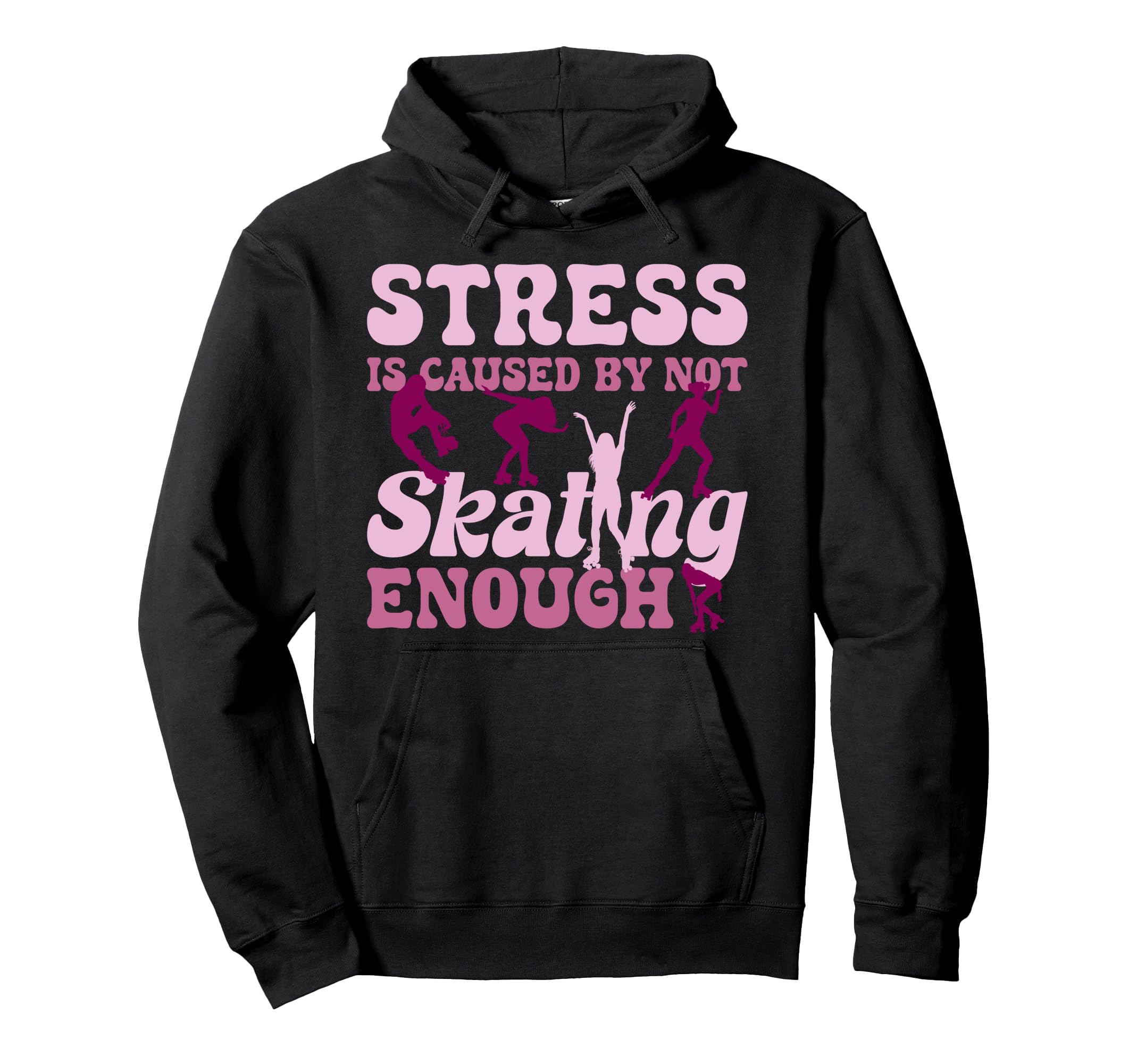 Roller Skating Skate 1970S Stress Hoodie - Casual Everyday Wear for Adults - T-Shirt, Sweatshirt, Hoodie