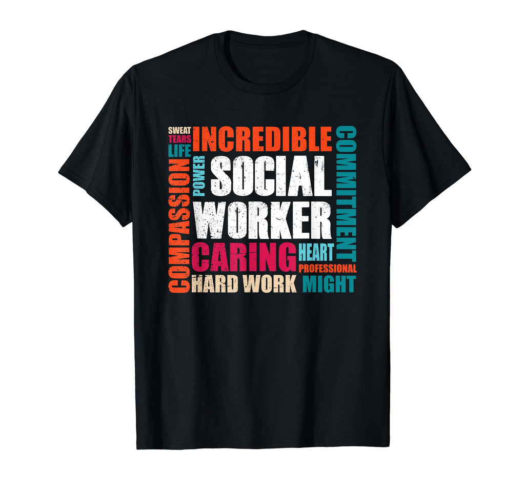 Social Work Month Worker School T-Shirt - Unique Graphic Unisex - T-Shirt, Sweatshirt, Hoodie
