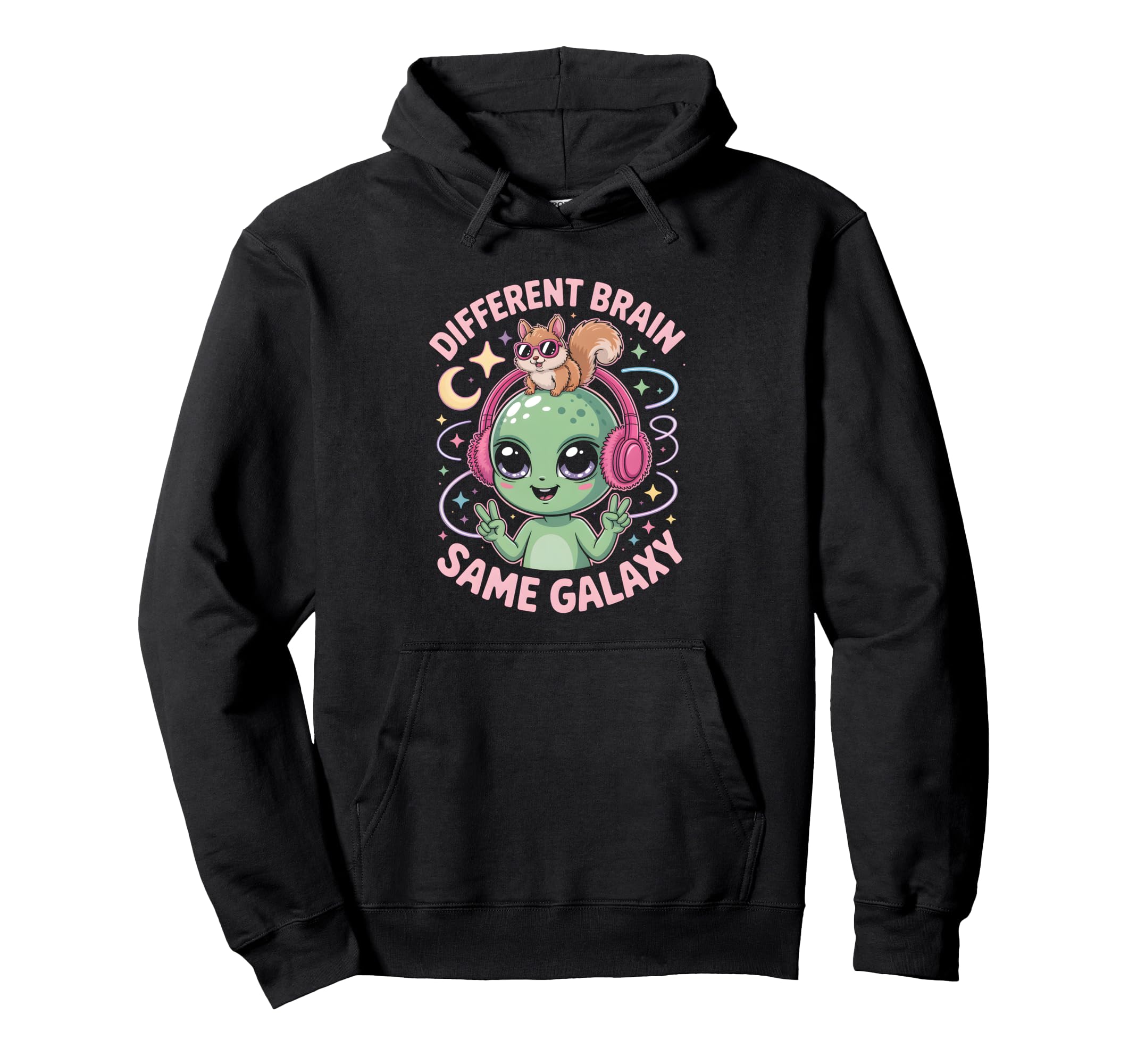 Neurodiverse Different Brain Same Hoodie - Novelty Apparel for Adults - T-Shirt, Sweatshirt, Hoodie