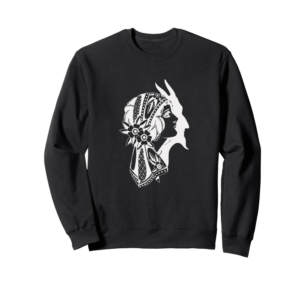 Old School Gypsy Devil Flash Sweatshirt - Casual Everyday Wear Men Women - T-Shirt, Sweatshirt, Hoodie
