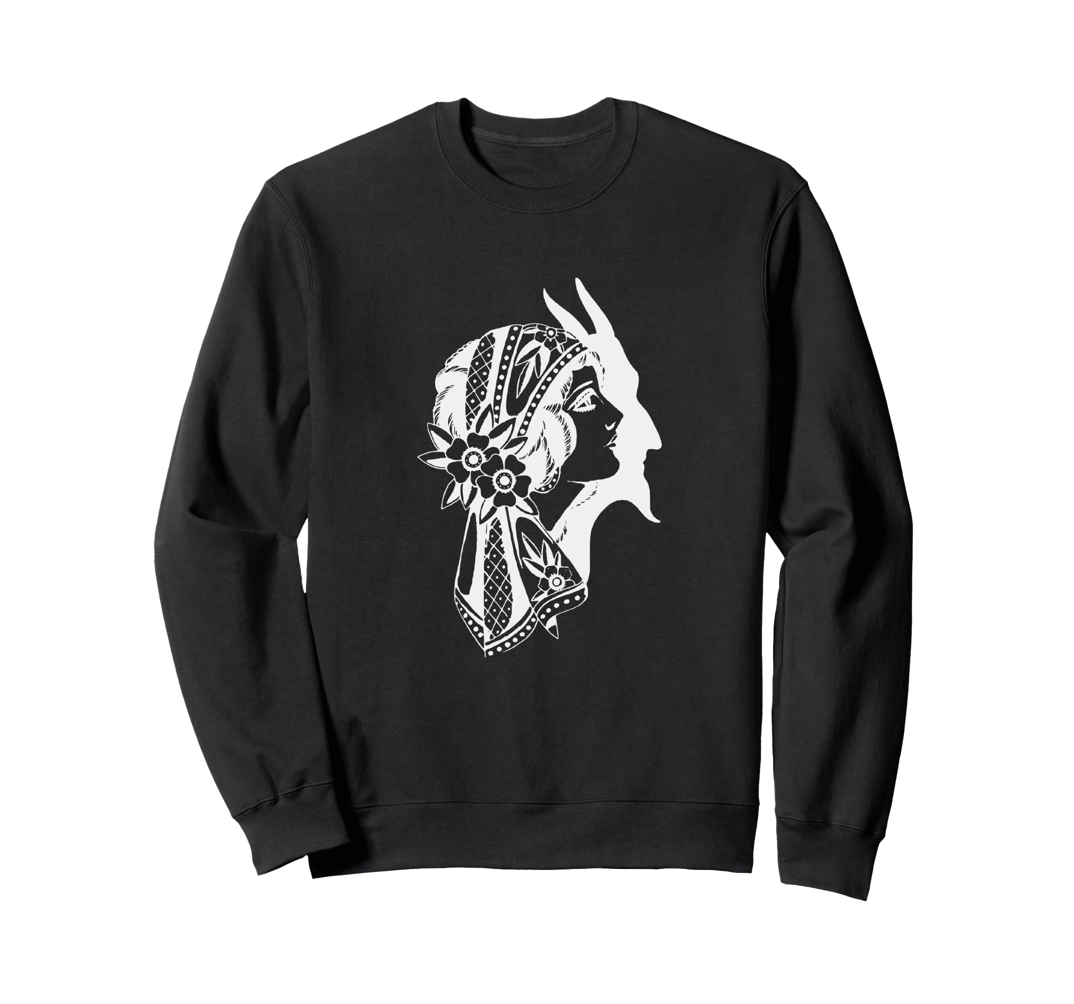 Old School Gypsy Devil Flash Sweatshirt - Casual Everyday Wear Men Women - T-Shirt, Sweatshirt, Hoodie