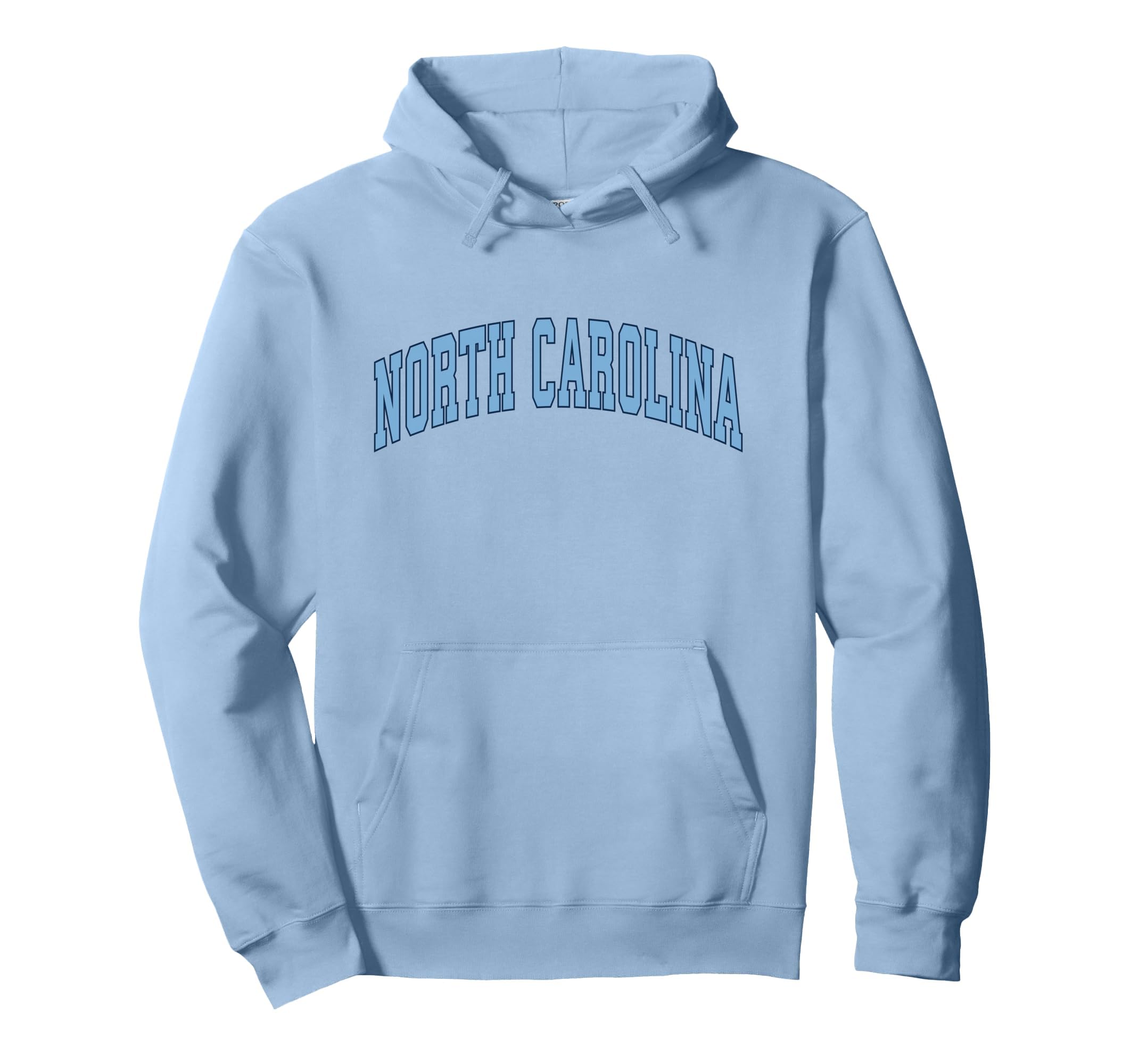 North Carolina Nc Athletic Sports 80S Hoodie - Novelty Apparel for Adults - T-Shirt, Sweatshirt, Hoodie