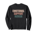 Emotional Support Human Mental Sweatshirt - Minimalist Print for Adults - T-Shirt, Sweatshirt, Hoodie