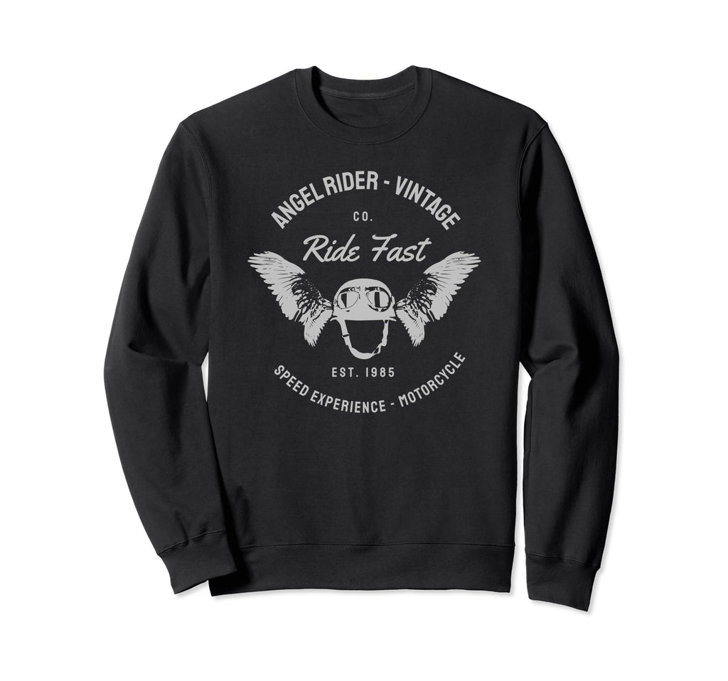 Angel Rider Ride Fast Speed Sweatshirt - Trendy Graphic for Adults - T-Shirt, Sweatshirt, Hoodie