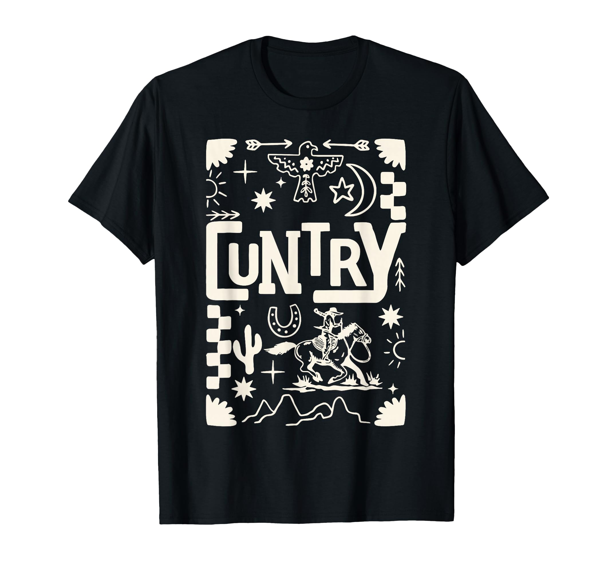 Cuntry Country Cowboy Cowgirl T-Shirt - Fun Novelty Design Men Women - T-Shirt, Sweatshirt, Hoodie
