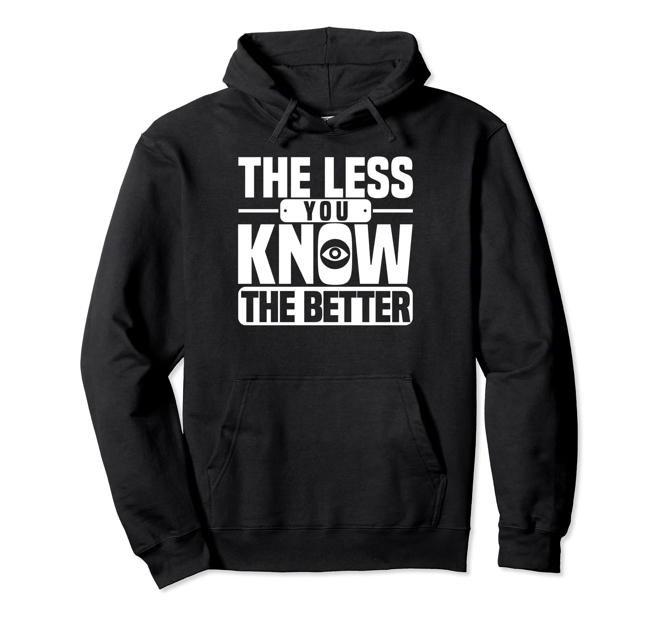 Antisocial Less You Know Better Introvert Hoodie - Graphic Print for Adults - T-Shirt, Sweatshirt, Hoodie