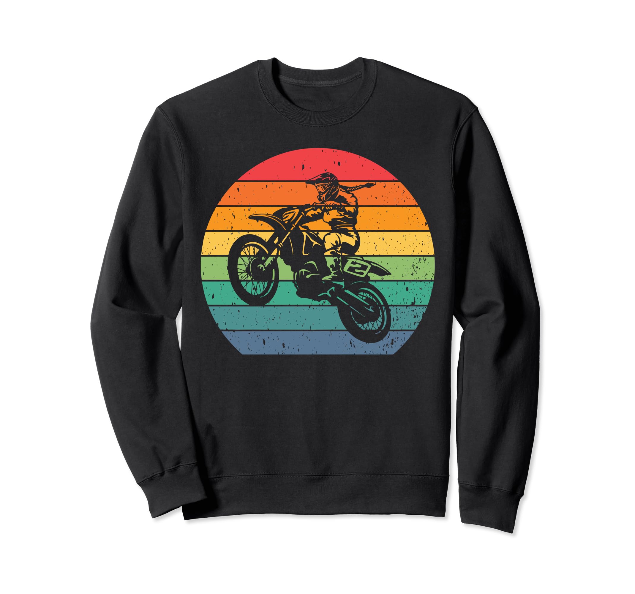 Dirt Bike Riding Motocross Lover Sweatshirt - Minimalist Print for Adults - T-Shirt, Sweatshirt, Hoodie