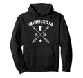 Minnesota Distressed Home State Map Hoodie - Custom Art Print for Adults - T-Shirt, Sweatshirt, Hoodie