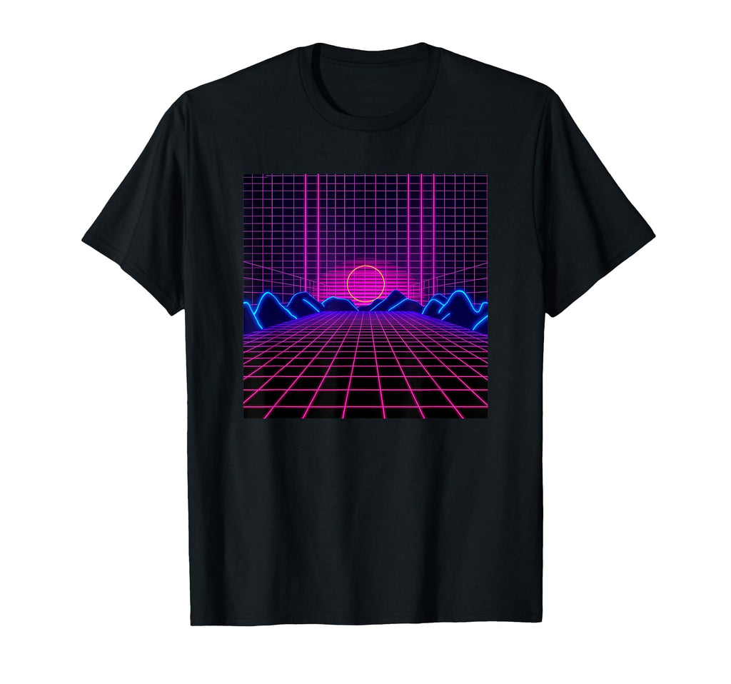 Aesthetic Vaporwave Synthwave 80S 90S T-Shirt - Custom Art Print Men Women - T-Shirt, Sweatshirt, Hoodie