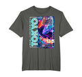 Tokyo City 80S Synthwave Koi Carp Japan T-Shirt - Novelty Apparel Unisex - T-Shirt, Sweatshirt, Hoodie