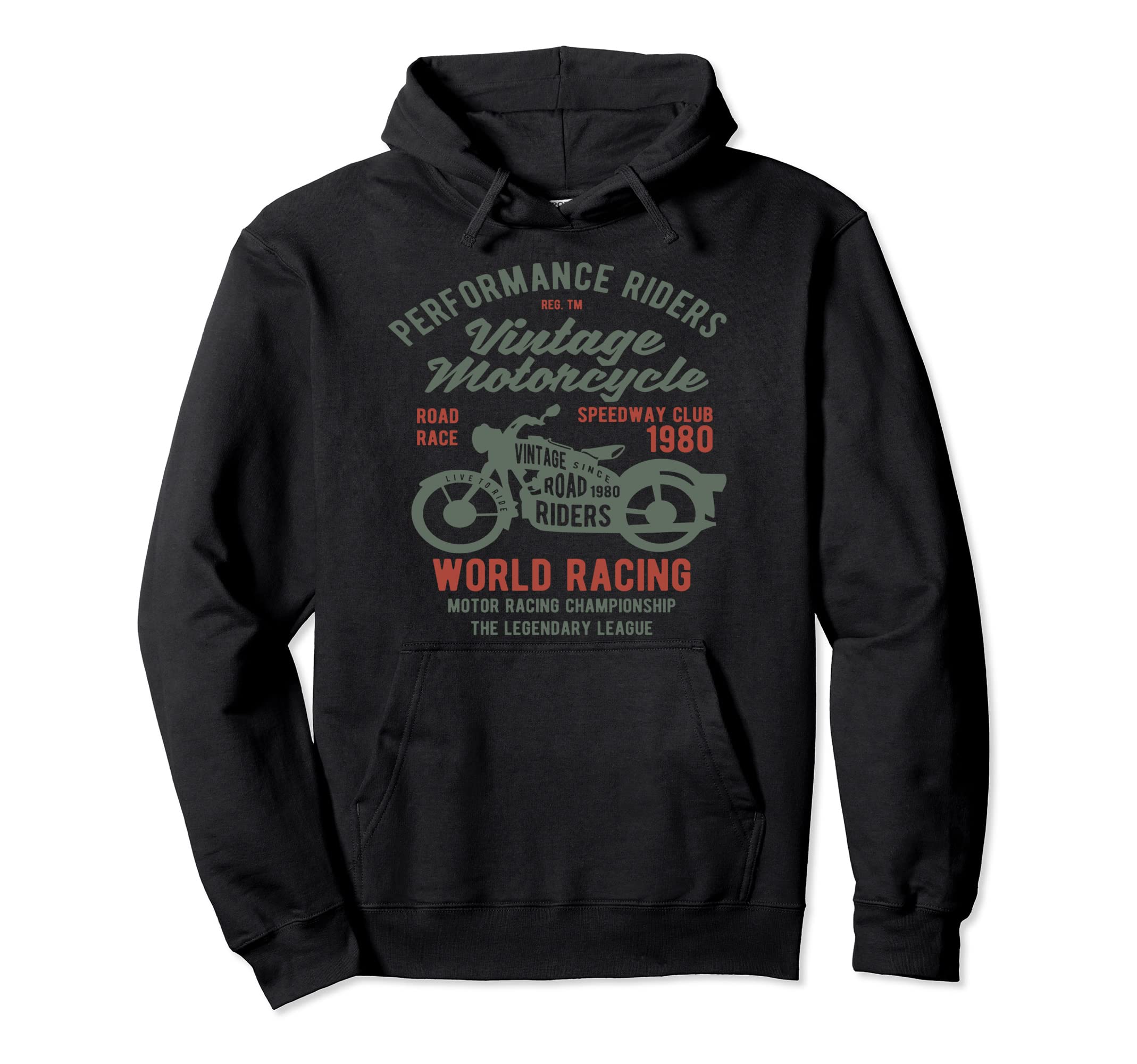 World Racing Biker Motorcycle Rider Motor Hoodie - Graphic Print for Adults - T-Shirt, Sweatshirt, Hoodie