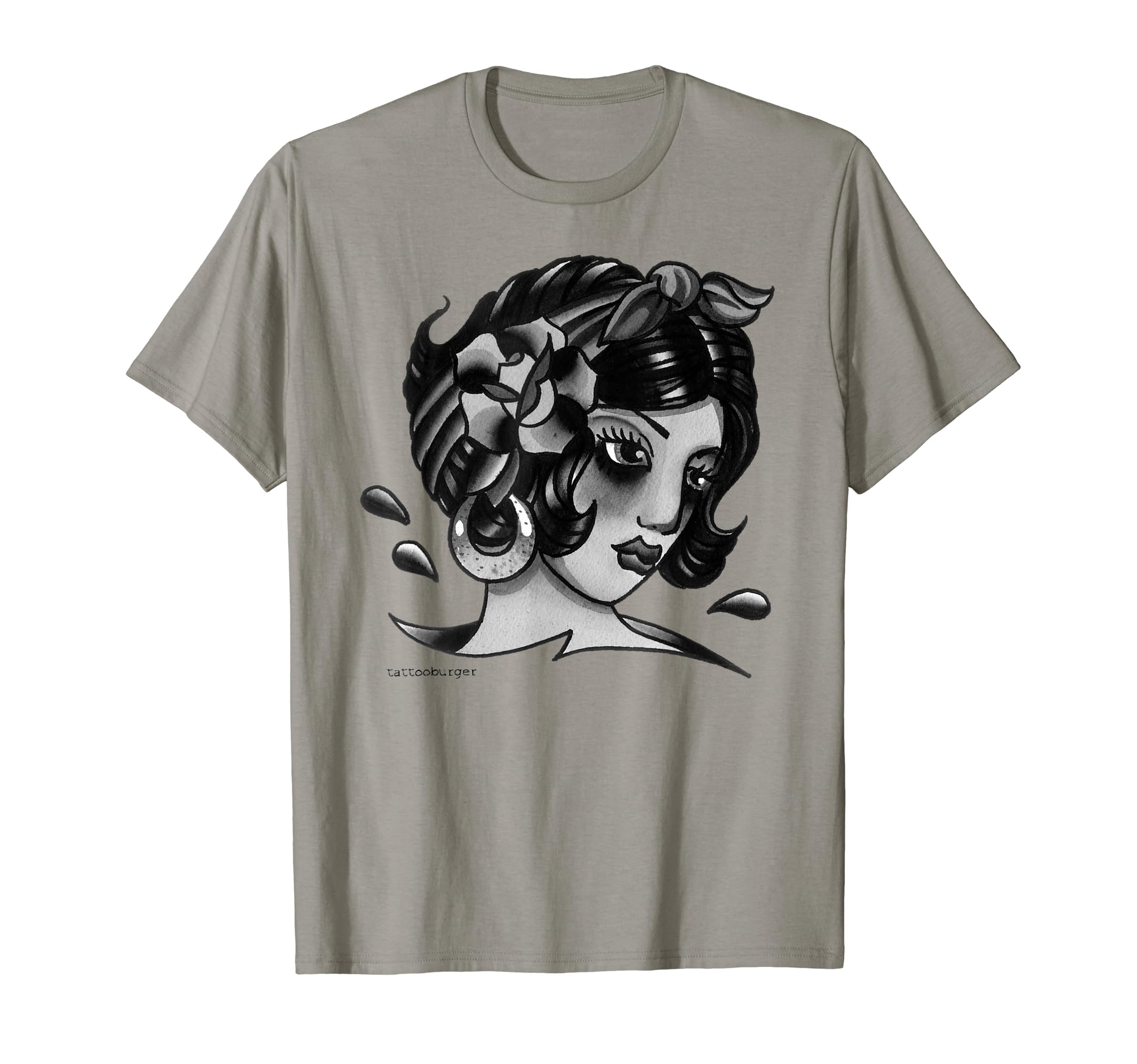 Gypsy Traditional Tattoo Flash T-Shirt - Unique Graphic for Adults - T-Shirt, Sweatshirt, Hoodie