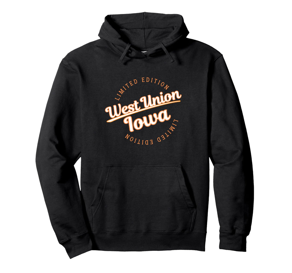 Athletic West Union Ia Hoodie - Trendy Graphic for Adults - T-Shirt, Sweatshirt, Hoodie