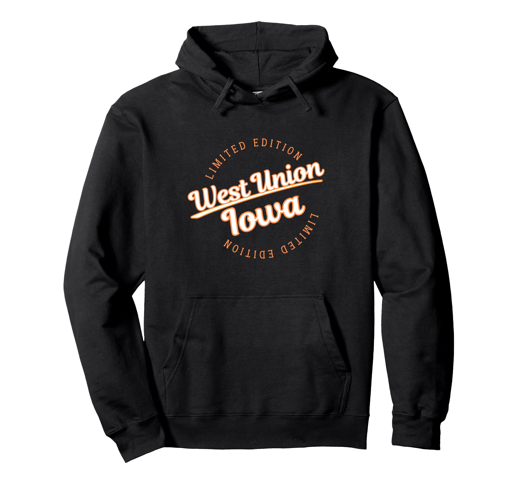 Athletic West Union Ia Hoodie - Trendy Graphic for Adults - T-Shirt, Sweatshirt, Hoodie