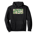 Pretty Green Daisy Pattern Hoodie - Custom Art Print for Adults - T-Shirt, Sweatshirt, Hoodie