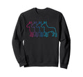 English Bull Terrier Silhouette Sweatshirt - Custom Art Print Men Women - T-Shirt, Sweatshirt, Hoodie