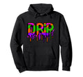 Trendingdesigns Glitch Art Drip Typography Hoodie - Graphic Print Unisex - T-Shirt, Sweatshirt, Hoodie