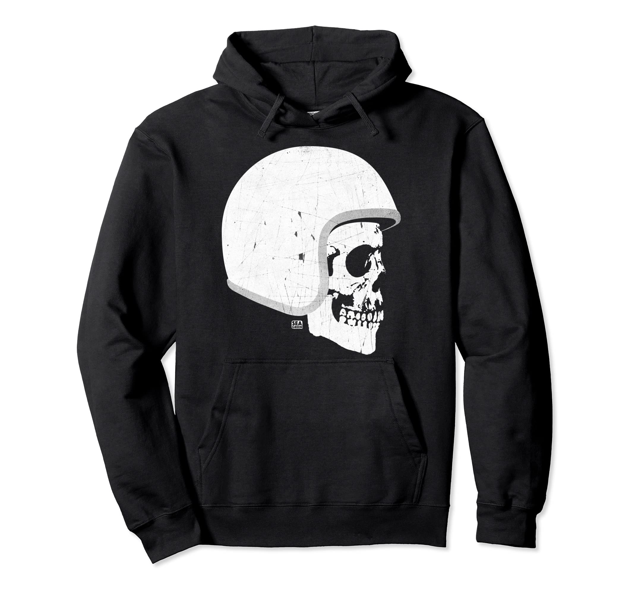 Cafe Racer Motorcycle Biker Hoodie - Trendy Graphic Men Women - T-Shirt, Sweatshirt, Hoodie