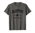 Brandywine West Virginia Wv Athletic T-Shirt - Minimalist Print Men Women - T-Shirt, Sweatshirt, Hoodie