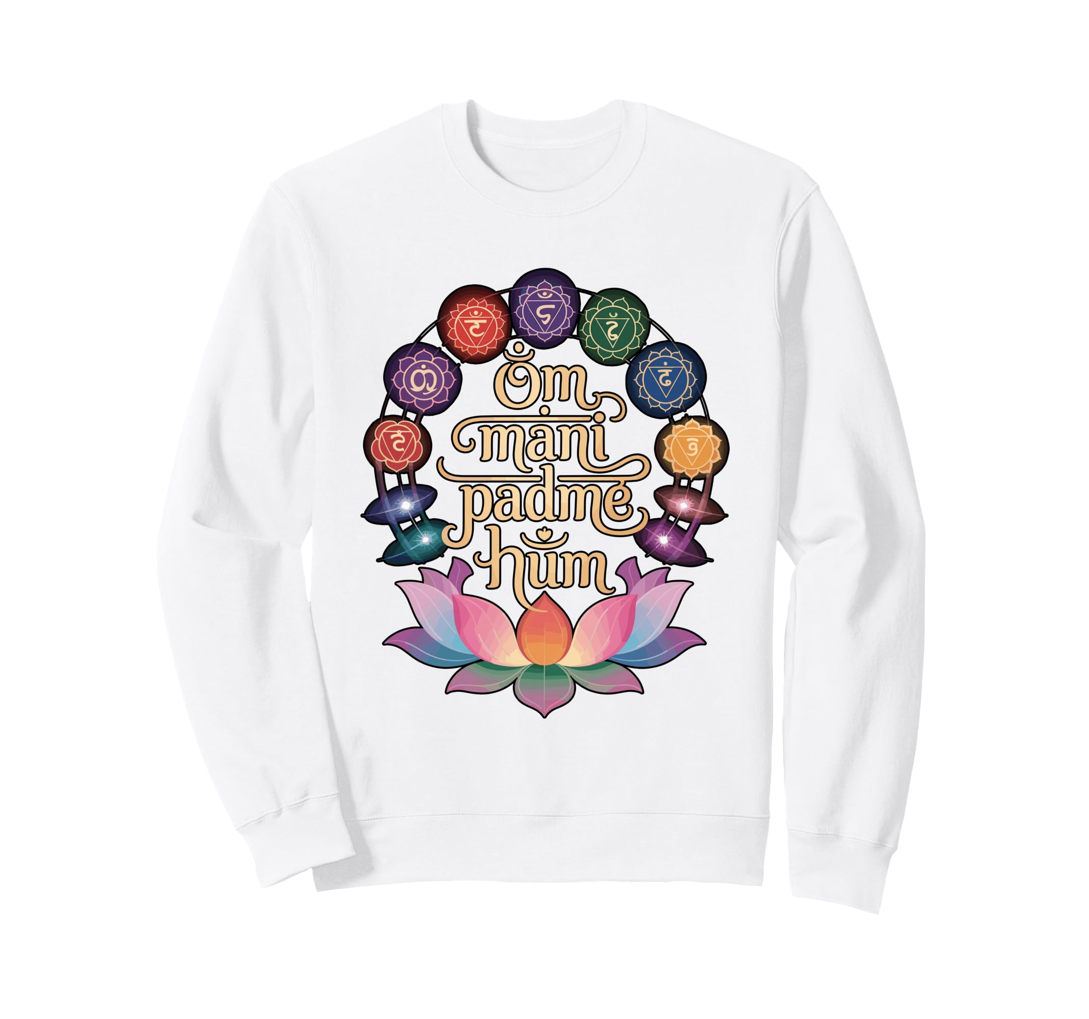 Meditation Om Mani Padme Hum Sweatshirt - Custom Art Print for Adults - T-Shirt, Sweatshirt, Hoodie
