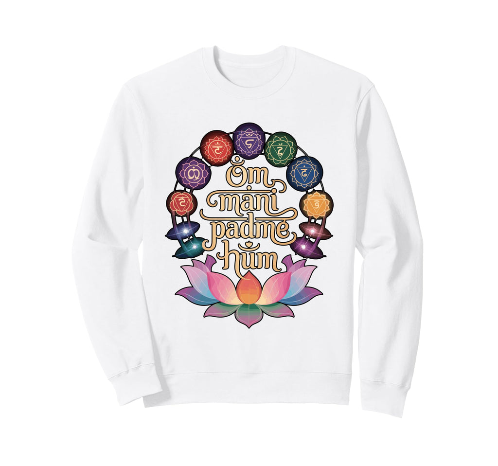 Meditation Om Mani Padme Hum Sweatshirt - Casual Everyday Wear for Adults - T-Shirt, Sweatshirt, Hoodie