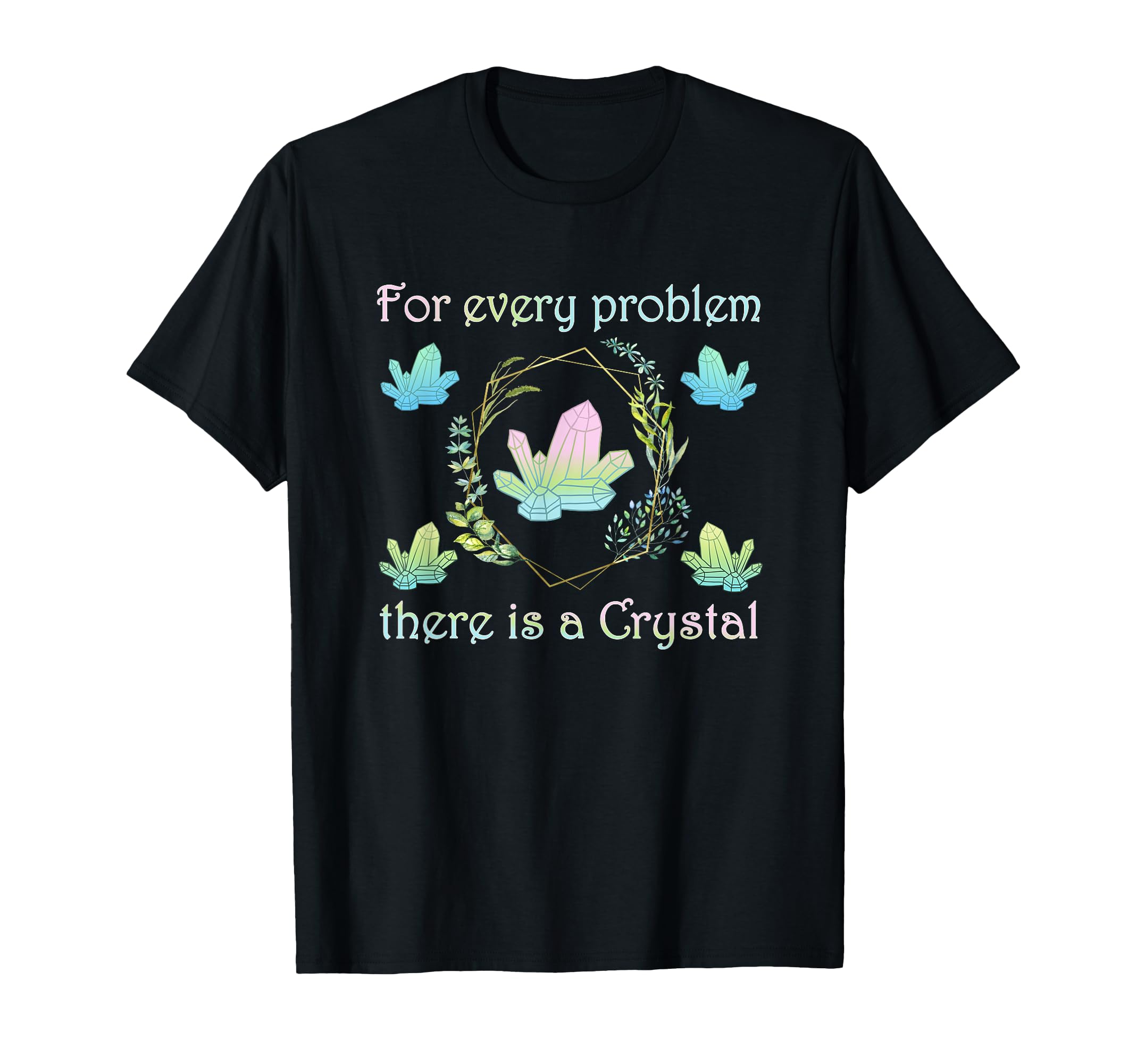Spiritual Healing Crystals Energy Yoga T-Shirt - Custom Art Print Unisex - T-Shirt, Sweatshirt, Hoodie