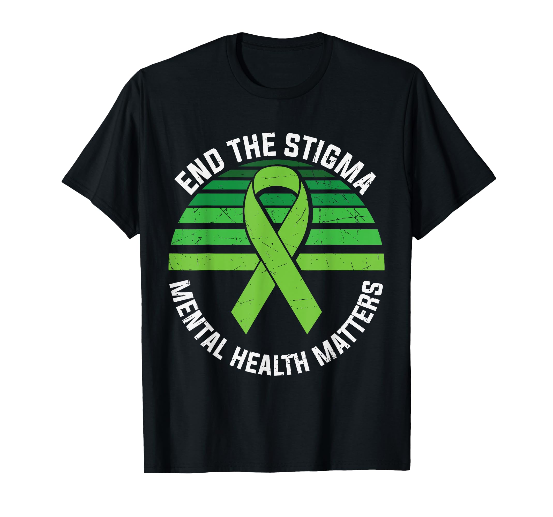 Ending Stigma Mental Health Matters T-Shirt - Minimalist Print for Adults - T-Shirt, Sweatshirt, Hoodie