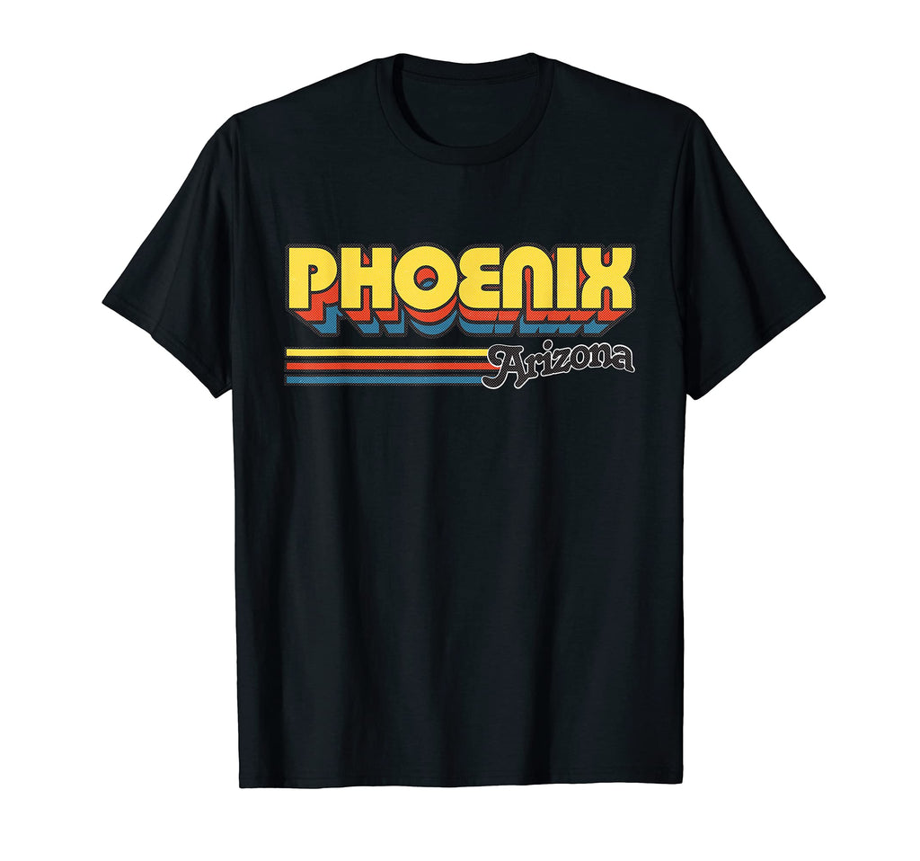 Phoenix Arizona Stripes 70S T-Shirt - Aesthetic Graphic for Adults - T-Shirt, Sweatshirt, Hoodie