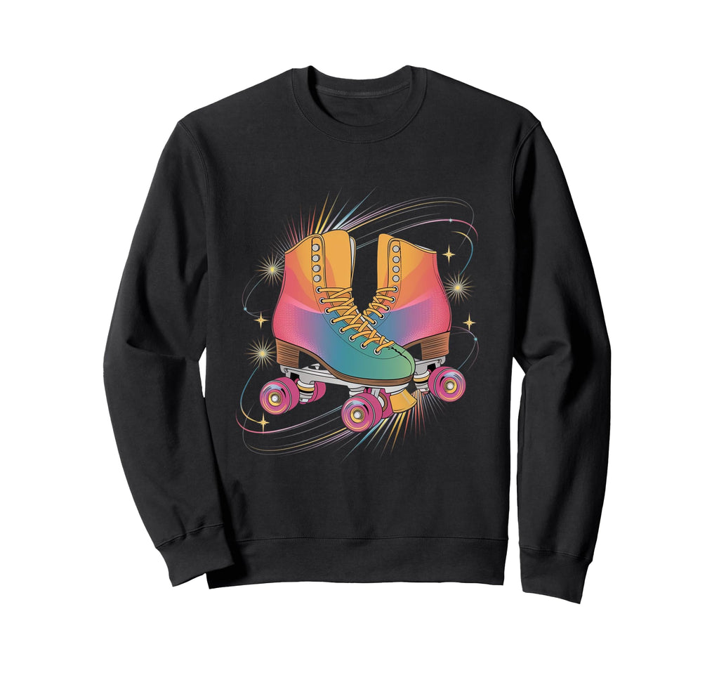 Roller Skate Vibes 80S Colorful Sweatshirt - Streetwear Style for Adults - T-Shirt, Sweatshirt, Hoodie
