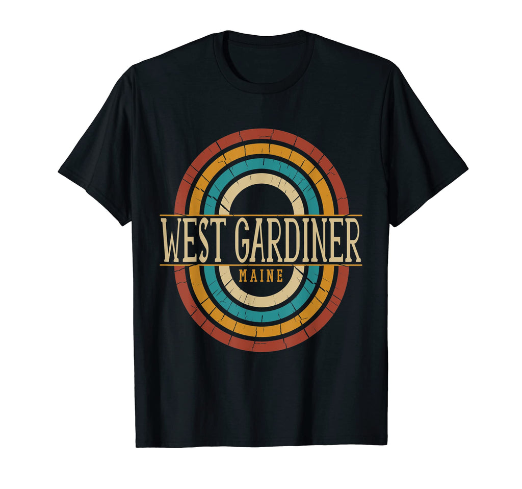 West Gardiner Maine Me Souvenirs T-Shirt - Minimalist Print Men Women - T-Shirt, Sweatshirt, Hoodie