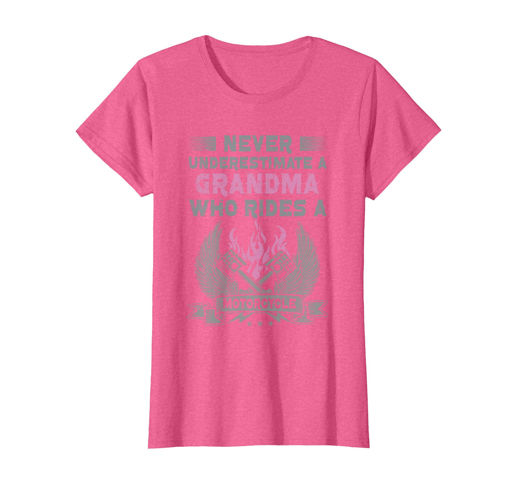 Biker Grandma Motorcycle Grandmother T-Shirt - Unique Graphic Men Women - T-Shirt, Sweatshirt, Hoodie