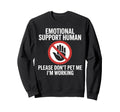 Please Dont Pet Me Im Working Sweatshirt - Unique Graphic Men Women - T-Shirt, Sweatshirt, Hoodie