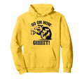 Go Now Git Cowboy Opossum Country Western Hoodie - Trendy Graphic Unisex - T-Shirt, Sweatshirt, Hoodie