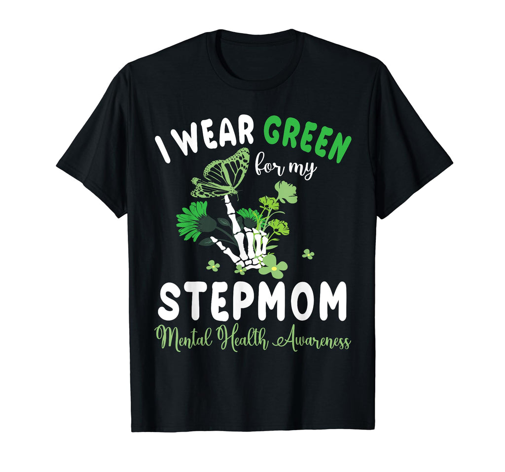 Butterfly Flowers I Wear Green My T-Shirt - Aesthetic Graphic for Adults - T-Shirt, Sweatshirt, Hoodie