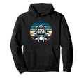 Grizzly Bear Motorcycle Biker Hoodie - Unique Graphic for Adults - T-Shirt, Sweatshirt, Hoodie